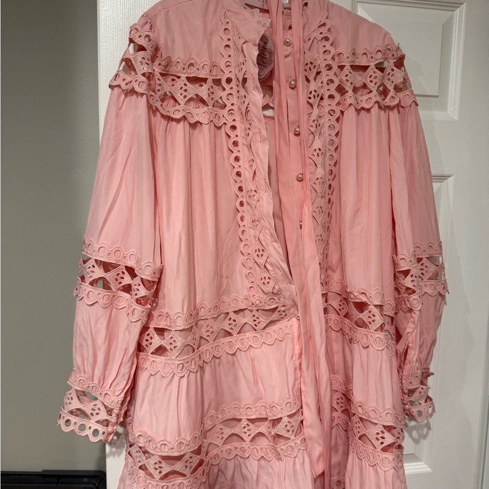 Pink Lace Dress